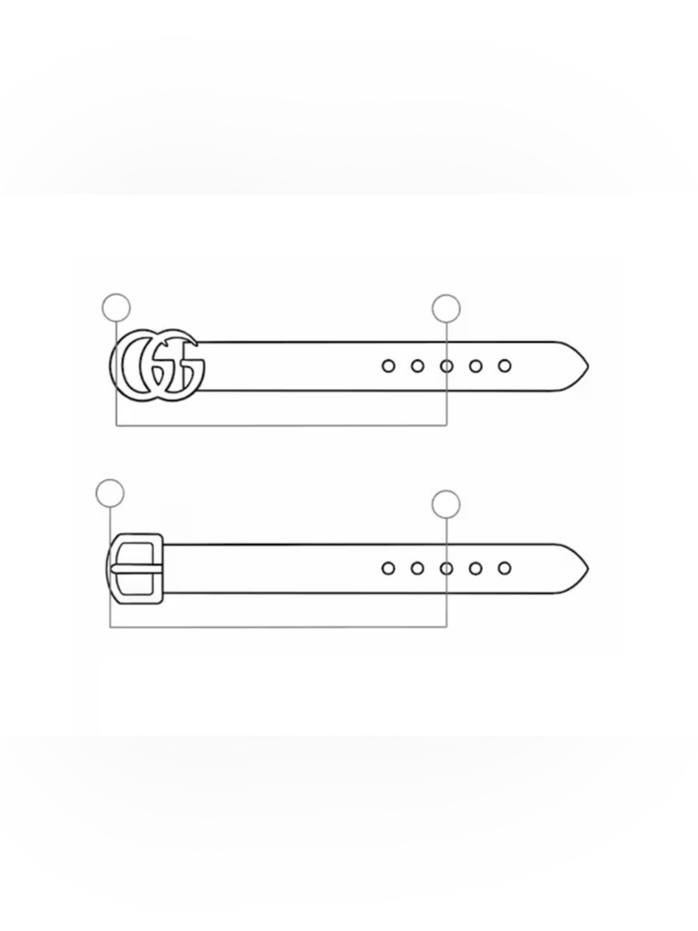 Gucci Gold Buckle Leather Belt Black - Picture 8 of 12